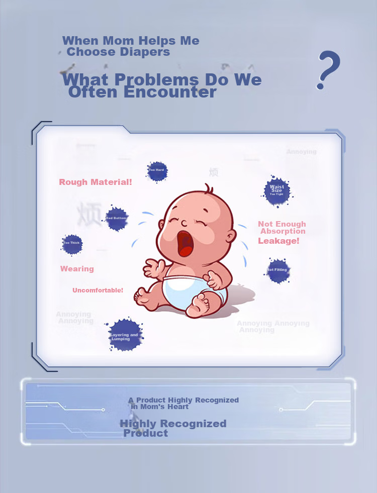 Cojin Thin Absorbent Diapers L104 (10-14kg) No Adhesive Diapers for Baby Boys And Girls 4