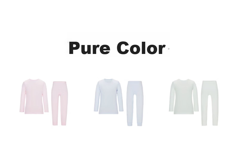 AIMER KIDS Girls' Thermal Underwear Set for Early Autumn, Thin Warm Base Layer Top And Bottom, Pink, Size 160 15