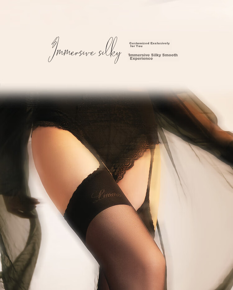 Limerence M [Cupid] Crotchless Stockings, Sexy Suspender Thigh-Highs, Ultra-Thin Versatile Lace, No Need to Remove, Wine Red, One Size Fits All 2