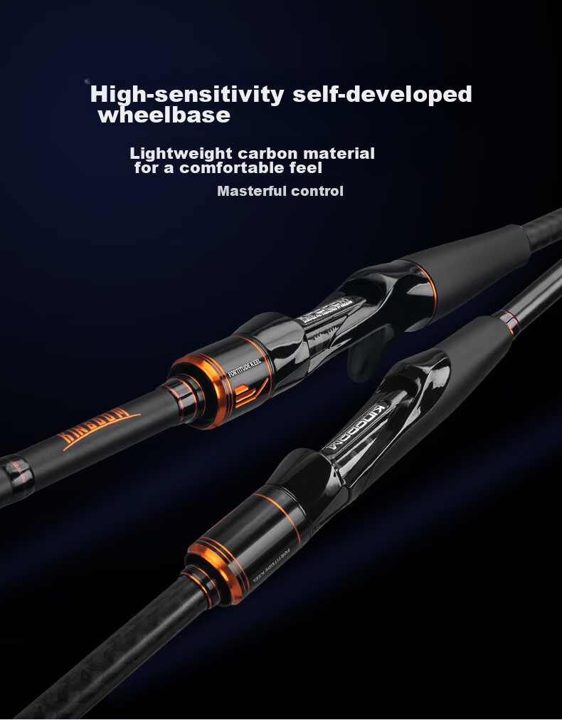 Guowangluya Lure Rod Long Casting Big Guide Ring Lure Rod Single Rod Long Size Big Fish Rod for Topmouth Culter And Sea Bream 2.28MC 9