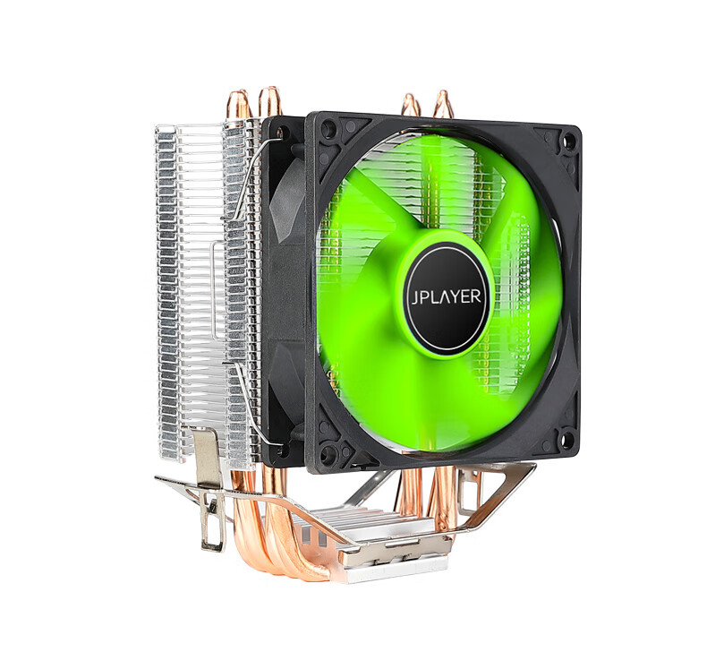 JPLAYER 4 Copper Tube 9cm Non-Glazed Fan CPU Air Cooler, Noise-Reducing Fan (AMD/Intel Multi-Platform/silicon Gel Included) 9