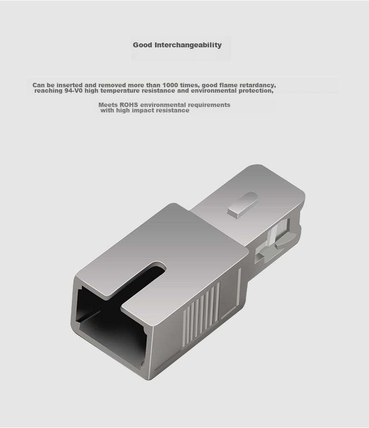 EB-LINK Engineering Telecom-Grade Fiber Optic Attenuator, SC Male-Female Type, 5DB Single-Mode Optical Attenuation Adapter 7