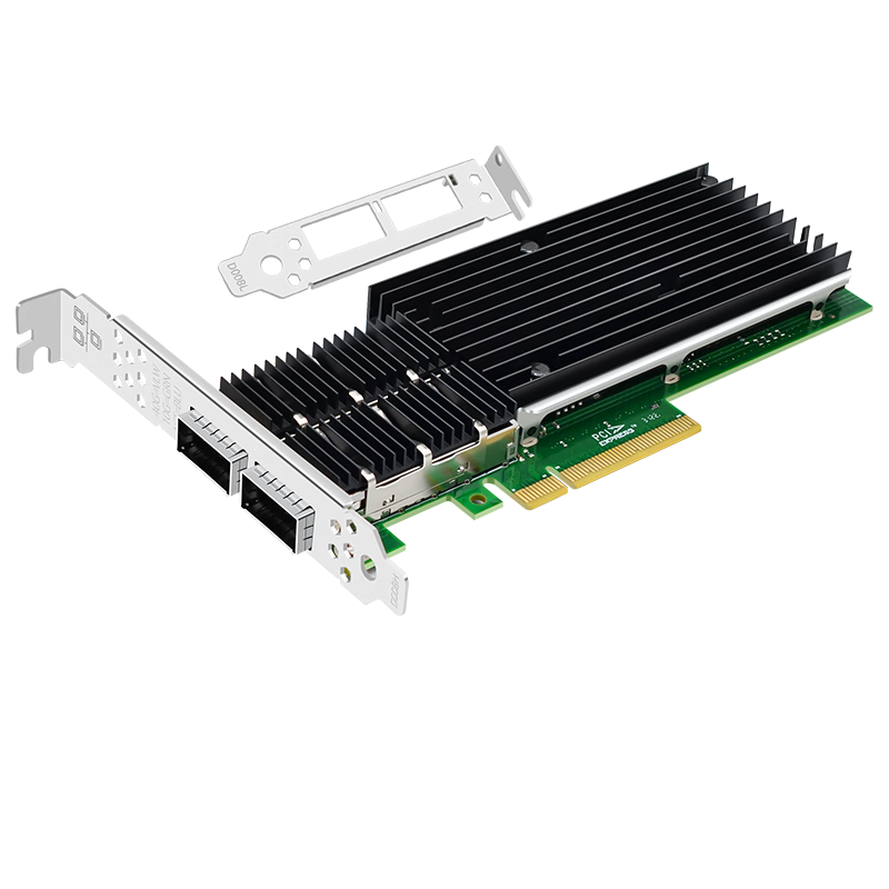 EB-LINK Intel XL710 Chip, PCI-E X8 40G Dual Optical Port Fiber Optic Network Card, QSFP+ Dual-Port Server, XL710-QDA2