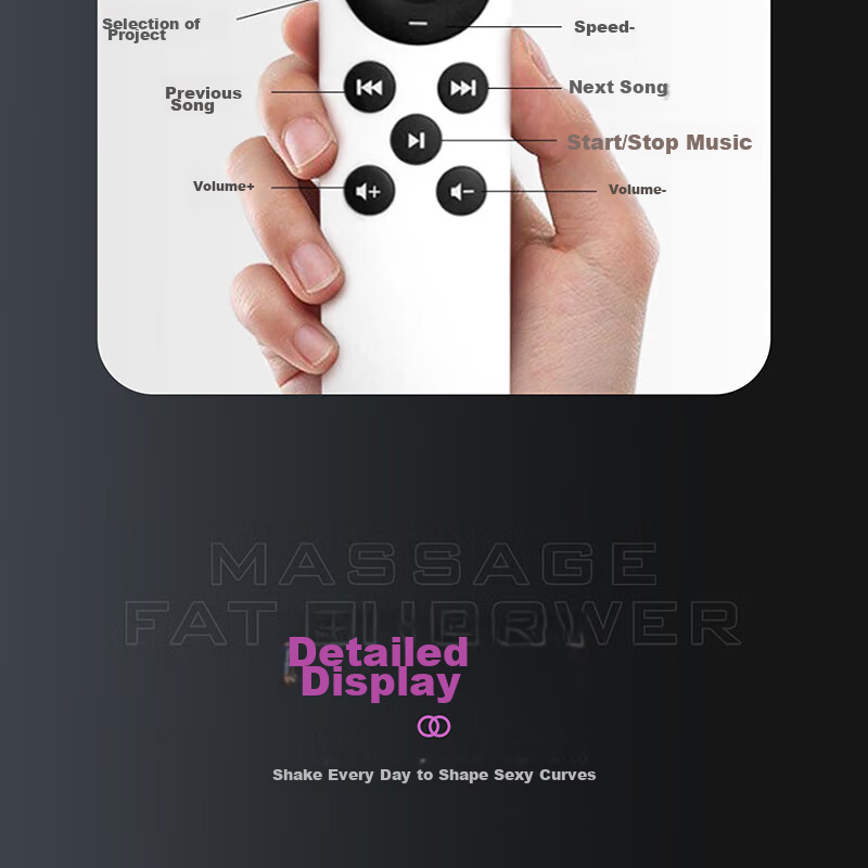 Suncao Suncao FM53 Fat-Burning Machine, Shaker Machine, Lazy Machine, Body-Shaping Equipment, Slimming And Beauty Fitness Equipment, Lavender Purple 24