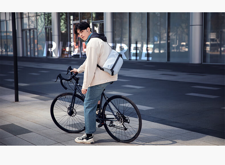 MARK RYDEN Large Capacity Outdoor Shoulder Bag iPad Compatible Sports Crossbody Messenger Travel Bag MR2819 Classic Black 8