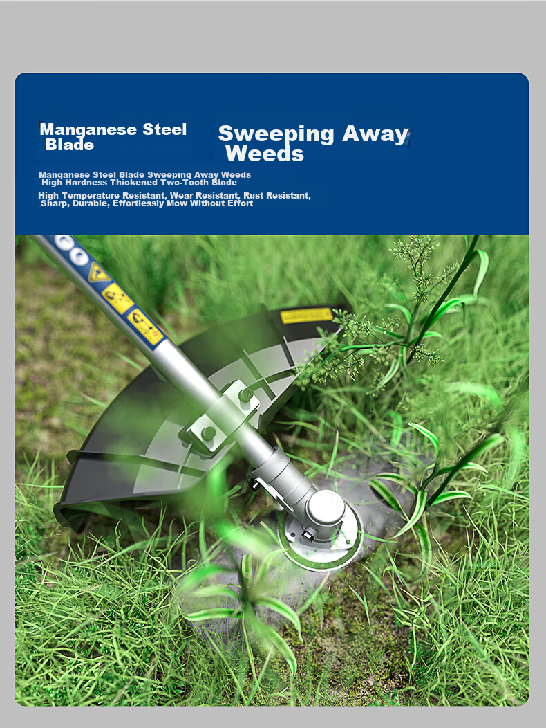 Dongcheng Gasoline Lawn Mower FF03-BG431, Four-Stroke High-Power Weed Trimmer, Grass Cutter, Backpack-Style Mower 3