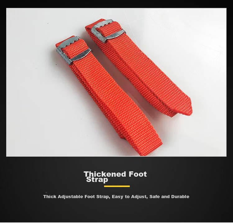 Beifute Electrical Pole Climbing Clamp, High-Strength Load-Bearing Pole Foot Climber for Cement Poles, Seamless Triangular Steel Type 300 15