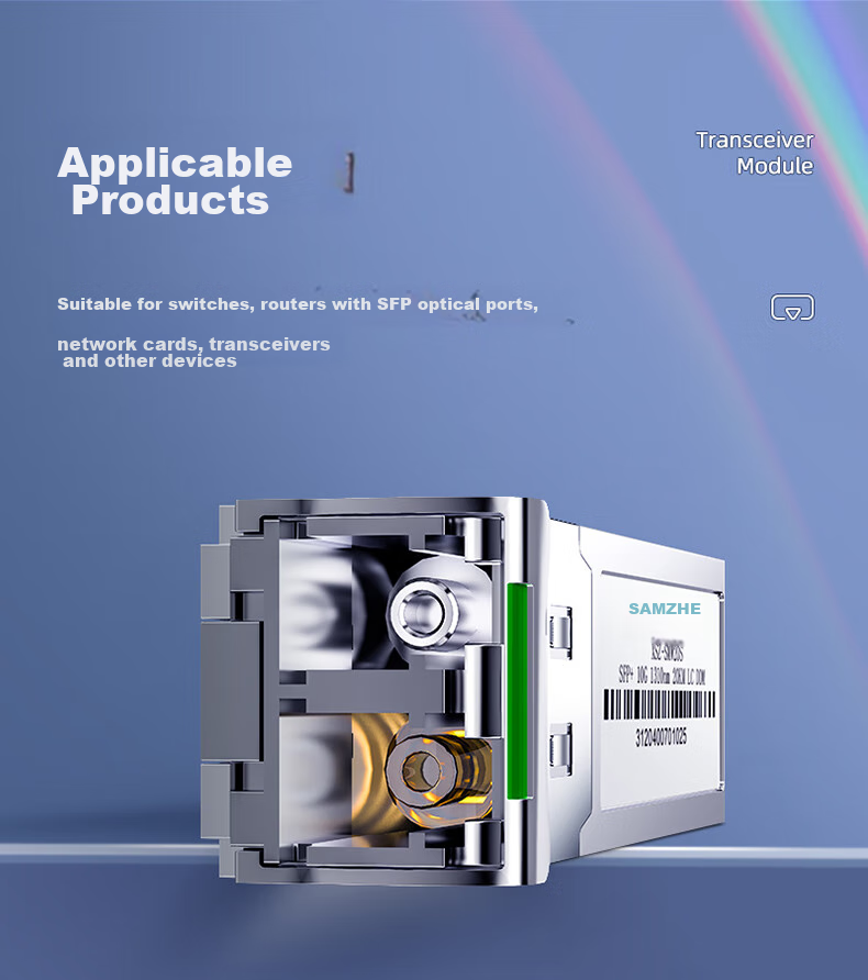 SAMZHE Huawei-Specific Electrical Port Module, SFP to RJ45 Gigabit Optical Module, Optical Port to Electrical Port Module, Built-In DDM Function, Single Pack, HQGE 11
