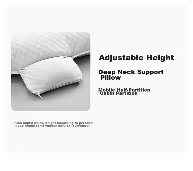 Lafufeier Whole Wheat Skin Pillow, Round Pillow, Square Pillow, Zoned Support Cervical Pillow Core, Breathable Sleep, with Pillowcase 19