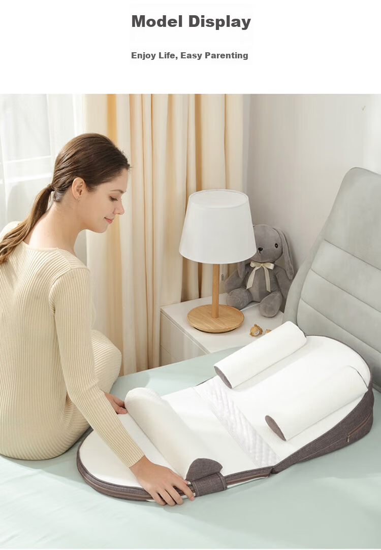9I9 Baby Anti-Reflux Ramp Pad, Newborn Ramp Pillow for Feeding, Breastfeeding Pillow for Infants, A250 Coffee 14