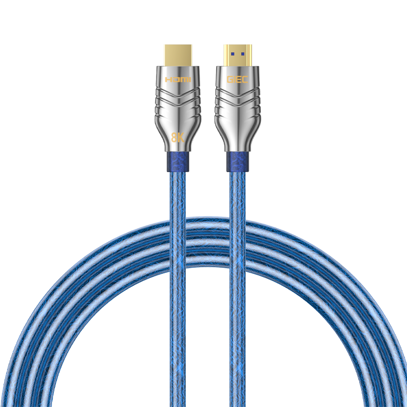 GIEC HDMI Cable Version 2.1, 8K60Hz 4K120Hz Digital High-Definition Cable Compatible with HDMI2.0, Video Connection Cable for Laptop, Set-Top Box to TV And Projector, 5 Meters