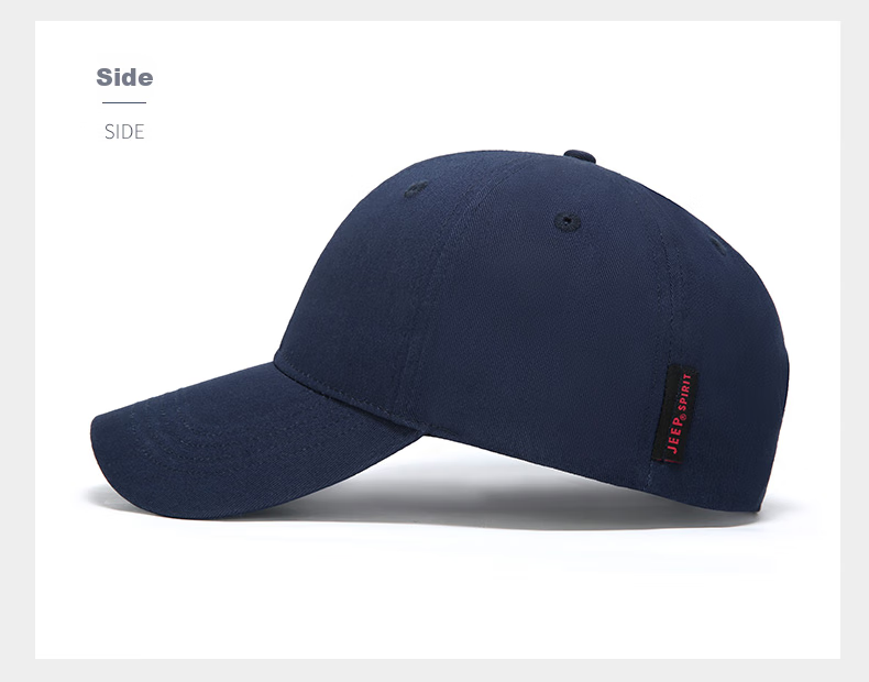 JEEP Men's Fashionable Baseball Cap, Couple Style, Simple Versatile Peaked Cap, Summer Casual Outdoor Sun Hat for Wome 13
