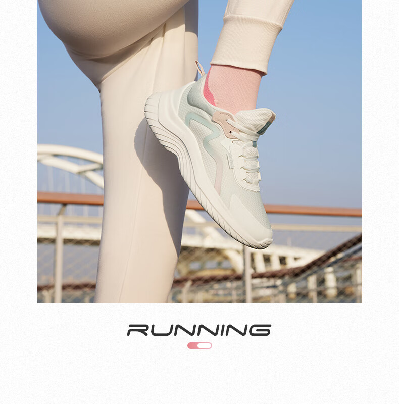 361° Women's Autumn Water-Repellent Leather Running Shoes Shock Absorption Casual Commuting Sneakers 682232233-3 8