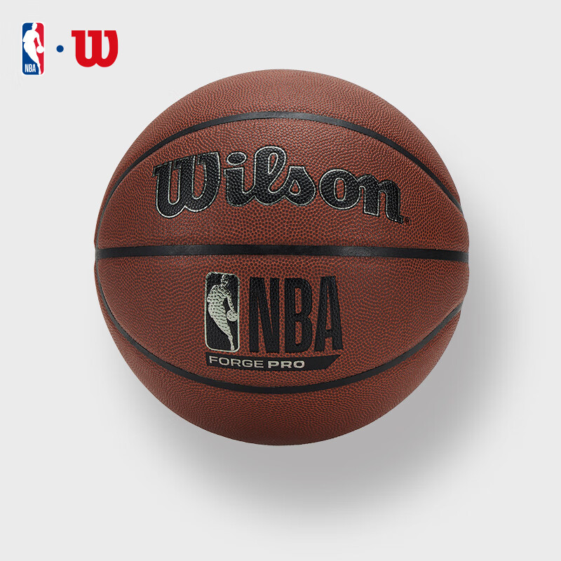 Wilson NBA FORGE PRO Indoor/outdoor Adult Basketball, Size 7