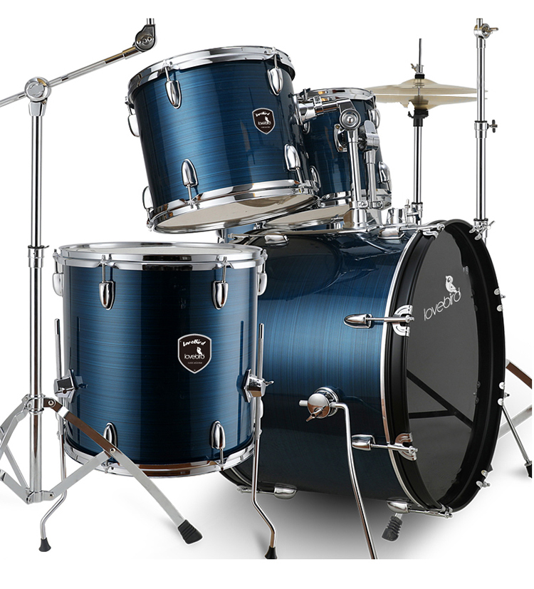 相思鸟lovebird架子鼓成年人儿童爵士鼓考级专业演奏打击乐器鼓5鼓4镲