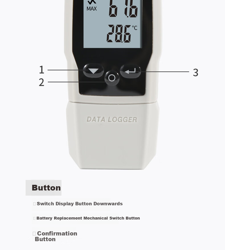 CEM DT-191A Digital Thermometer And Hygrometer, High-Precision Laboratory Temperature And Humidity Recorder with Software Data Reporting Functio 13