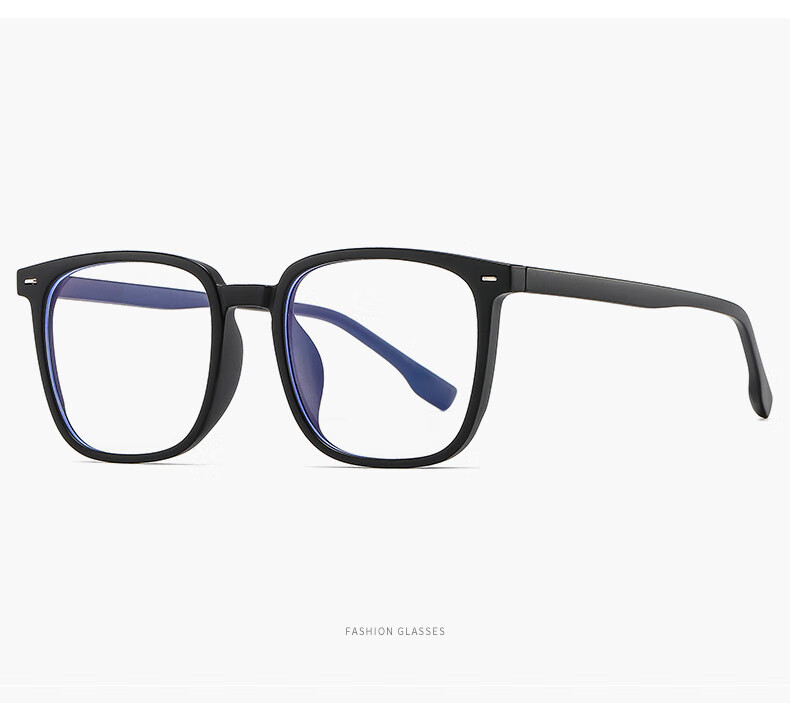 LESCA LUNETIER Gm Black Frame Glasses for Men, Prescription Available, Square Thick Frame, Cool And Stylish, Anti-Blue Light, Large Face, Non-Prescription Eyewear 14