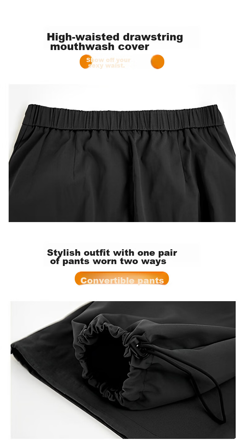 FitonTon Parachute Cargo Pants for Women, Autumn/winter 2025 Hiking Sports Pants, High-Waisted Slimming Two-Way Wide-Leg Casual Pants for Wome 7