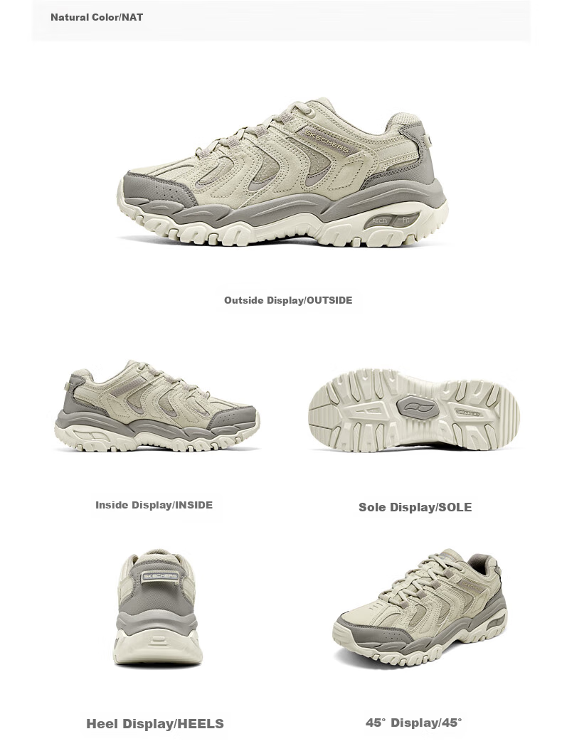 Skechers Xingshan | Women's Trail Running Shoes, Lightweight Shock-Absorbing Wear-Resistant Casual Outdoor Hiking Shoes 180185C 49