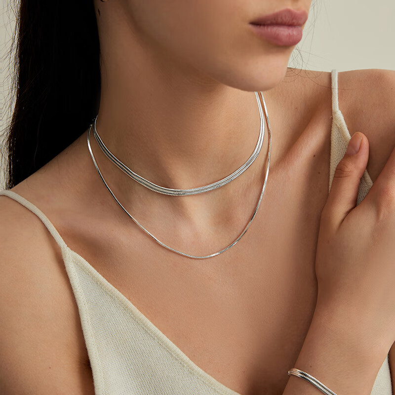 Arsis Snake Bone Y-Shaped Chain Necklace for Women, Versatile Fashion Accessory, Collarbone Chain, Birthday Gift for Girlfriend