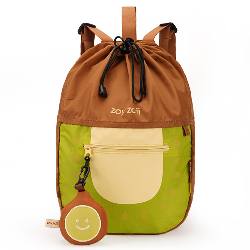 Zoy Zoii Children's Drawstring Bag for Ages 3-6, Outdoor Travel Drawstring Backpack, Water-Resistant Lightweight Daypack