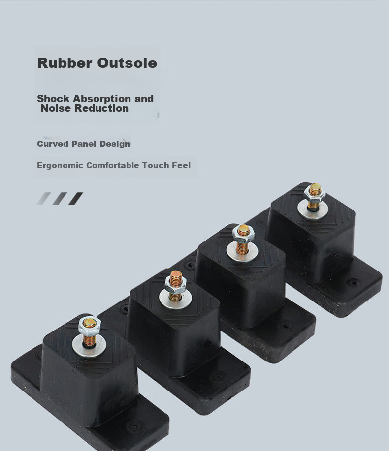 PURPAVWINNER Air Conditioner Outdoor Unit Shock-Absorbing Pad, Height-Increasing Waterproof Rubber Foot Pad, High Base, Soundproof Shock-Absorbing Air Conditioner Anti-Vibration Pad, High Bracket, Shock-Absorbing Foot Pad, Universal Height-Increasing Pad 3