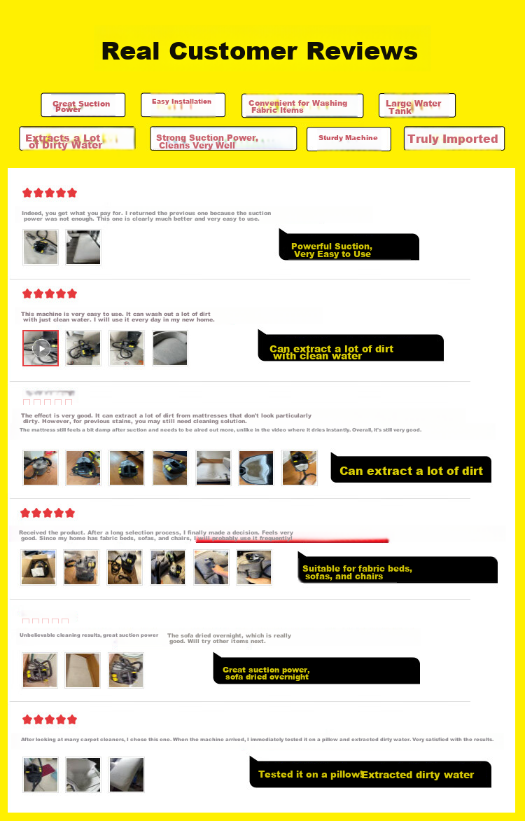 KARCHER German Fabric Sofa Cleaning Machine, High Suction Power Carpet Multi-Functional Cleaner, Car Seat Cleaning for Commercial Use, Original Imported Puzzi8/1 3