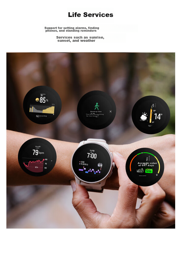 SUUNTO RACE S Lightweight Outdoor Training Wristwatch, Professional Running Smart Watch, Birthday Gift, Vibrant Orange 16