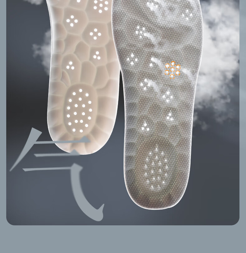 Nanjiren 2 Pairs of Sports Insoles for Men, Shock-Absorbing, Breathable, Sweat-Absorbing, Soft And Elastic, Comfortable for Long-Standing, Cushioning Feel, Military Training And Basketball, Size 45-46 1
