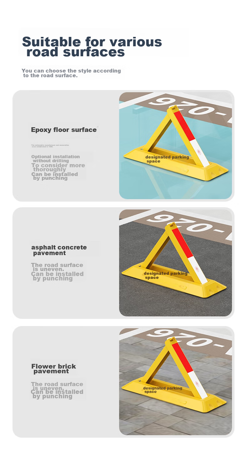 Puda Parking Space Lock, Thickened Anti-Pressure Garage Floor Lock, Parking Space Anti-Occupation Device 11