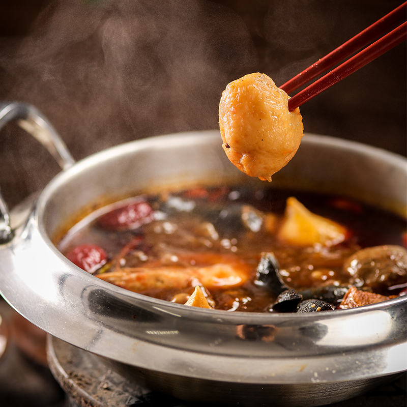 海欣正宗爆汁小鱼丸500g非遗技艺福州鱼丸包心丸子早餐半成品火锅食材