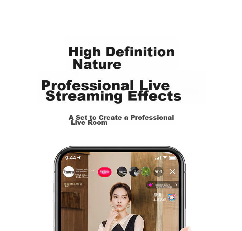 Hakutatz XL-200W Deep Softbox Kit, Live Streaming Fill Light, Professional Photography Lighting, Soft Sunlight Lamp, Continuous Light, Children's Photo And Video Portrait, Streamer Clothing Light Box Equipment 10
