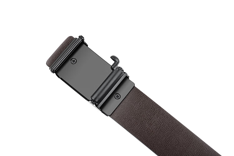 HALFEEL Men's Belt, Toothless Inner Belt with Automatic Buckle, Trendy High-Quality Leather Belt for Young Men, Business Trouser Belt, Father's Day Gift 15