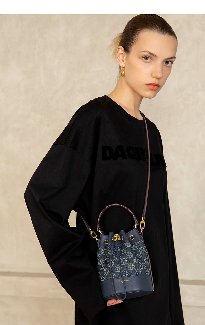 CASSILE Women's Handbag Bucket Bag, Large Capacity Shoulder Tote Crossbody Bag, Practical Gift for May 20th 12