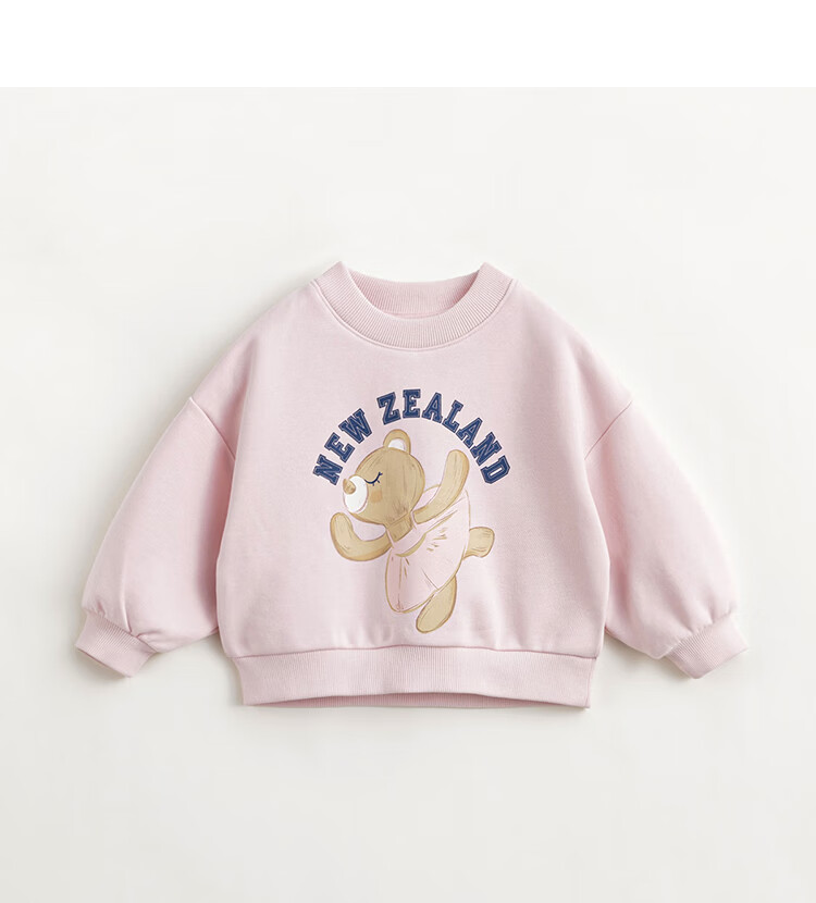 MARC&JANIE Girls' Sweatshirt Spring and Autumn Cartoon Print Loose Fit Sportswear Children's Top 240139 12