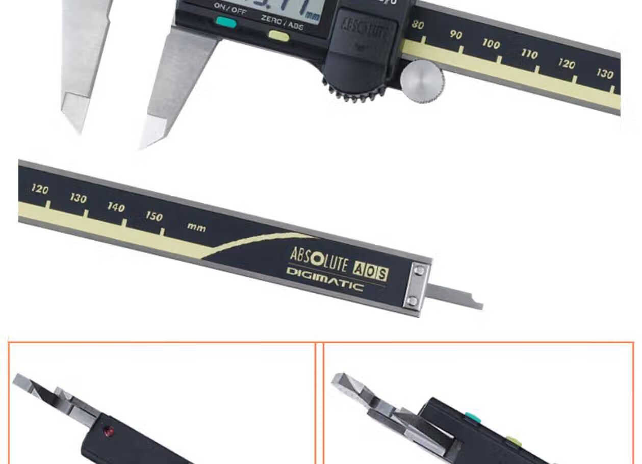 Mitutoyo Digital Caliper, High-Precision Caliper, Vernier Caliper, Imported from Japan, 500-151 Metric with Output 17
