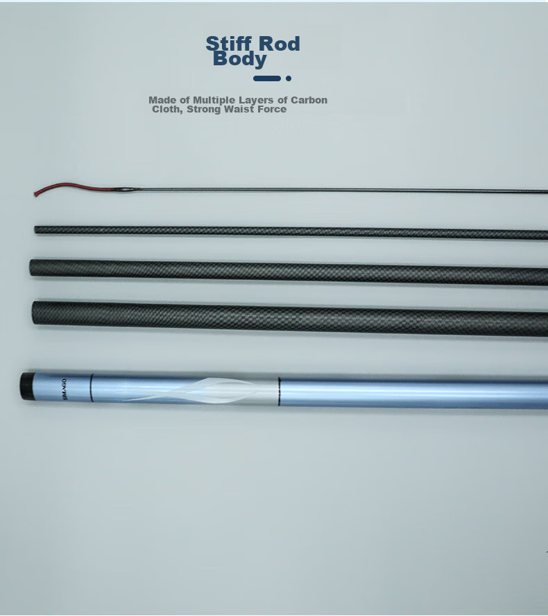 SIMAGO Ximan Du Fishing Rod, Handheld Ultra-Light All-Purpose Rod, Imported Carbon Fiber, 5H28 Action, for Crucian Carp And Carp Fishing, 5.7 Meters 12
