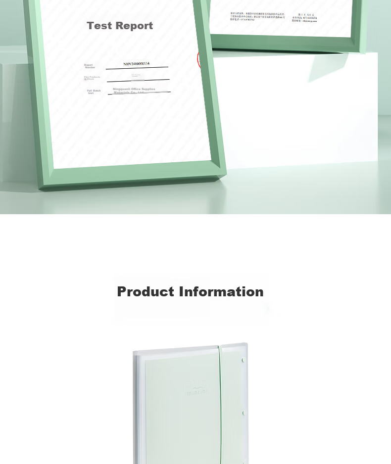 Deli A3/40-Page Document Folder, Exam Paper Storage Folder, Certificate Holder, File Organizer, Product Inspection Report Folder, Sheet Music Folder, Elementary to High School PQ12-40 Gree 14