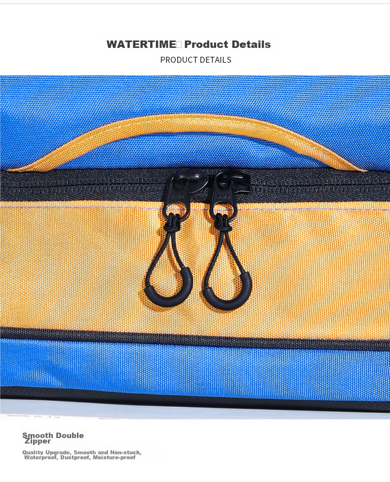 WATERTIME / Shuichuan Swimming Bag with Dry And Wet Separation, Diving And Snorkeling Backpack for Men And Women, Beach Storage Bag, Blue 10