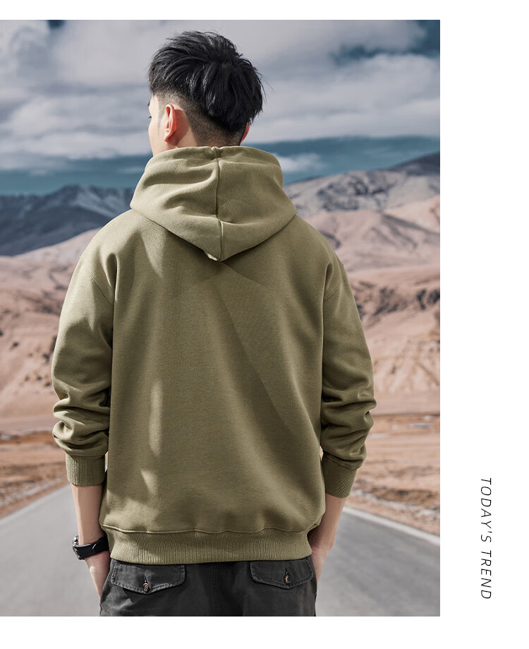 JEEP Men's Hooded Sweatshirt, Heavyweight Hoodie Jacket for Men, Loose-Fitting Spring And Autumn Outerwear for Men in 2026 21