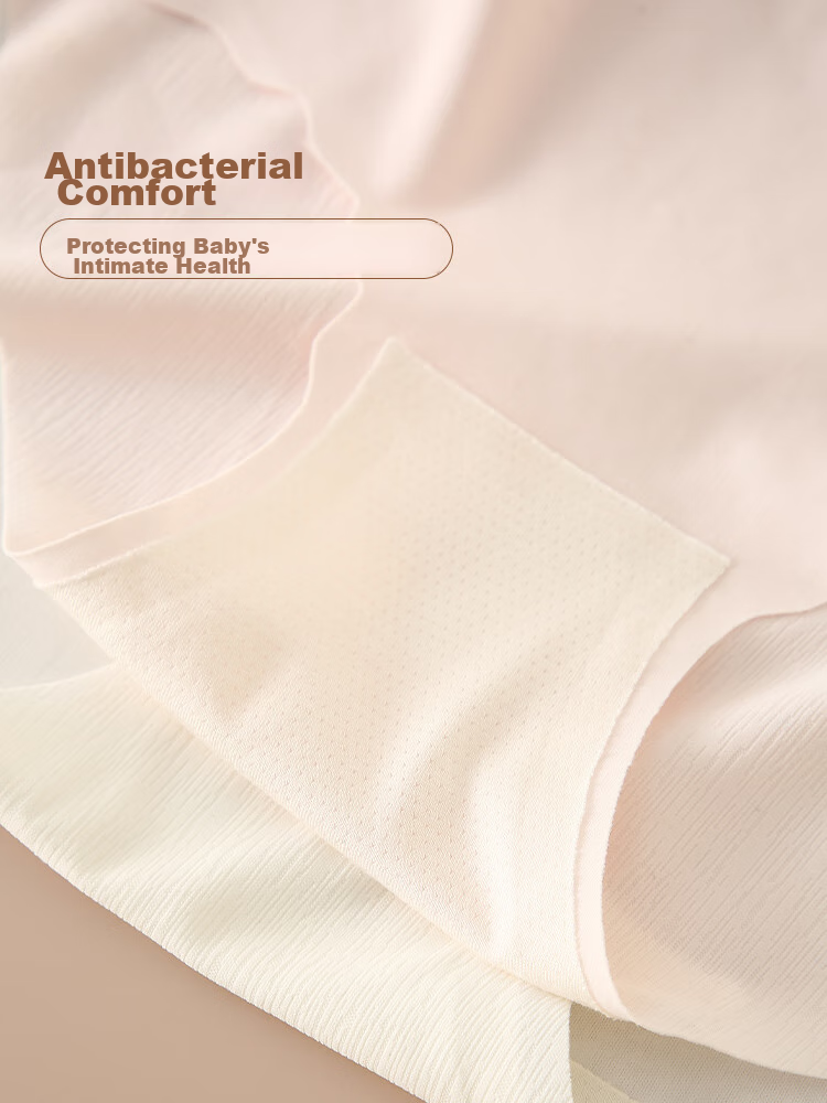 Bejirog 3-Pack Children's Underwear for Girls, Ice Silk Thin Modal Panties for Summer, Puberty 6-16 Years Old Girls, Students 4
