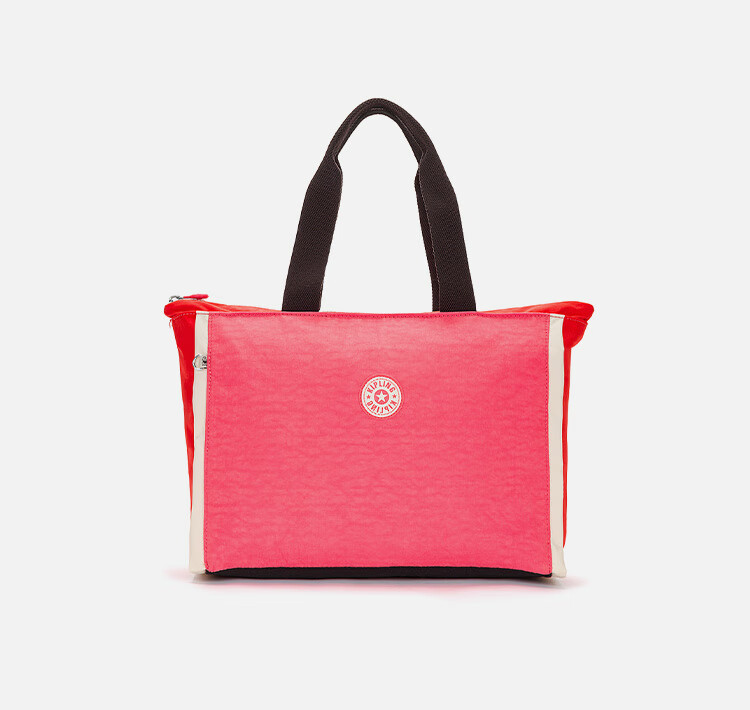 Kipling Lightweight Travel Casual Crossbody Bag NALO Pink Orange Block Patch Birthday Gift 6