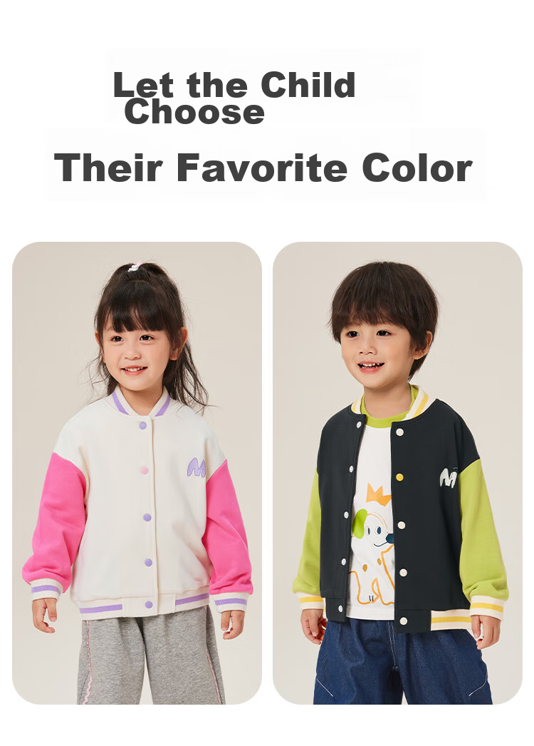 YUZHAOLIN Children's Jacket, Baby Baseball Jacket, Boys And Girls Short Jacket, Toddler Clothing, Cute Animal Zoo Desig 9