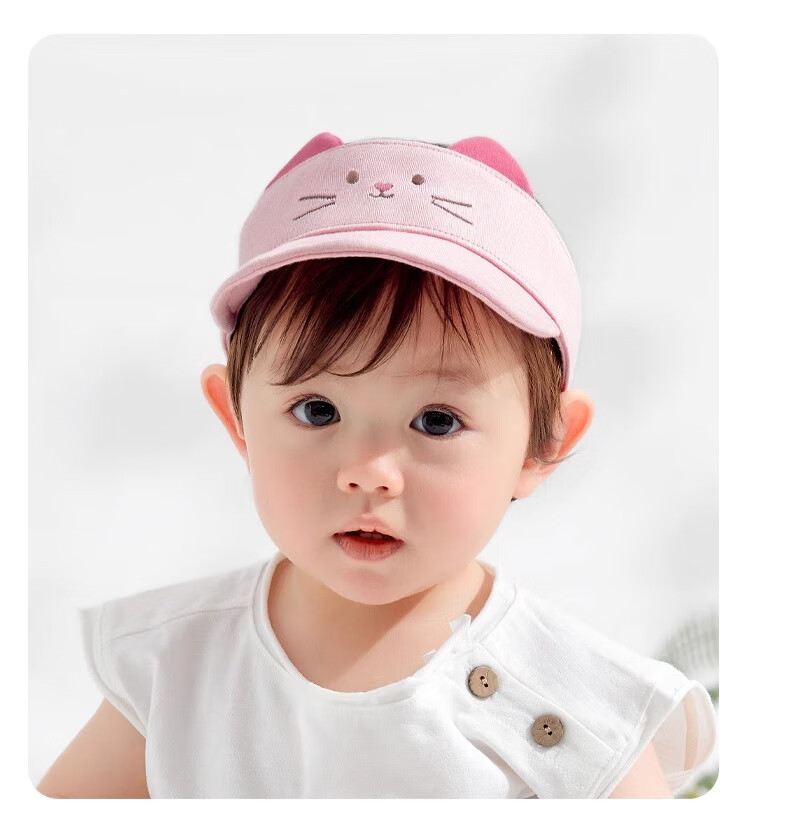 Niduoxiong Children's Sun Protection Hat, Visor Cap for Boys And Girls, Breathable Baby Hat, Sun Hat, UV Protectio 18