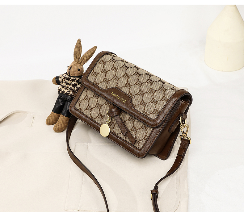 Aiqinghai Handbag, Women's Crossbody Bag, Shoulder Bag, Luxury Brand, High-End Small Square Bag, Birthday Mother's Day Gift, Practical Present for Mom 17