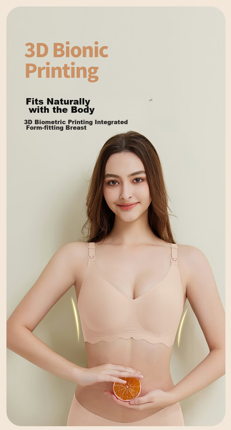 JOYNCLEON Maternity Nursing Bra for Pregnancy And Postpartum, Push-Up Brassiere for Breastfeeding, Tea Green, Size M, Jwx72748 5