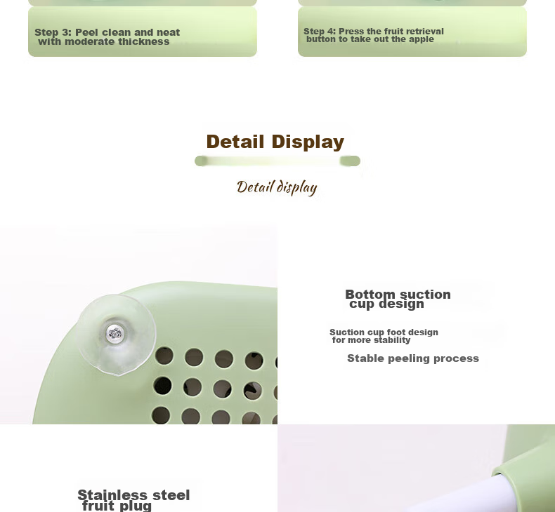 BJ Apple Peeler, Apple Peeling Tool, Apple Peeling Device, Apple Peeler Machine, Apple Skin Remover 17