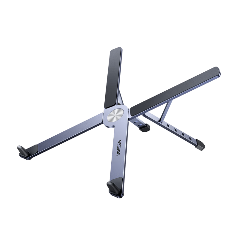 UGREEN Laptop Stand, Computer Stand with Cooling Function, Suspended Vertical Stand, Portable Folding Riser, Aluminum Alloy, Compatible with Apple MacBook, Huawei, Lenovo Legion, Xiaoxi