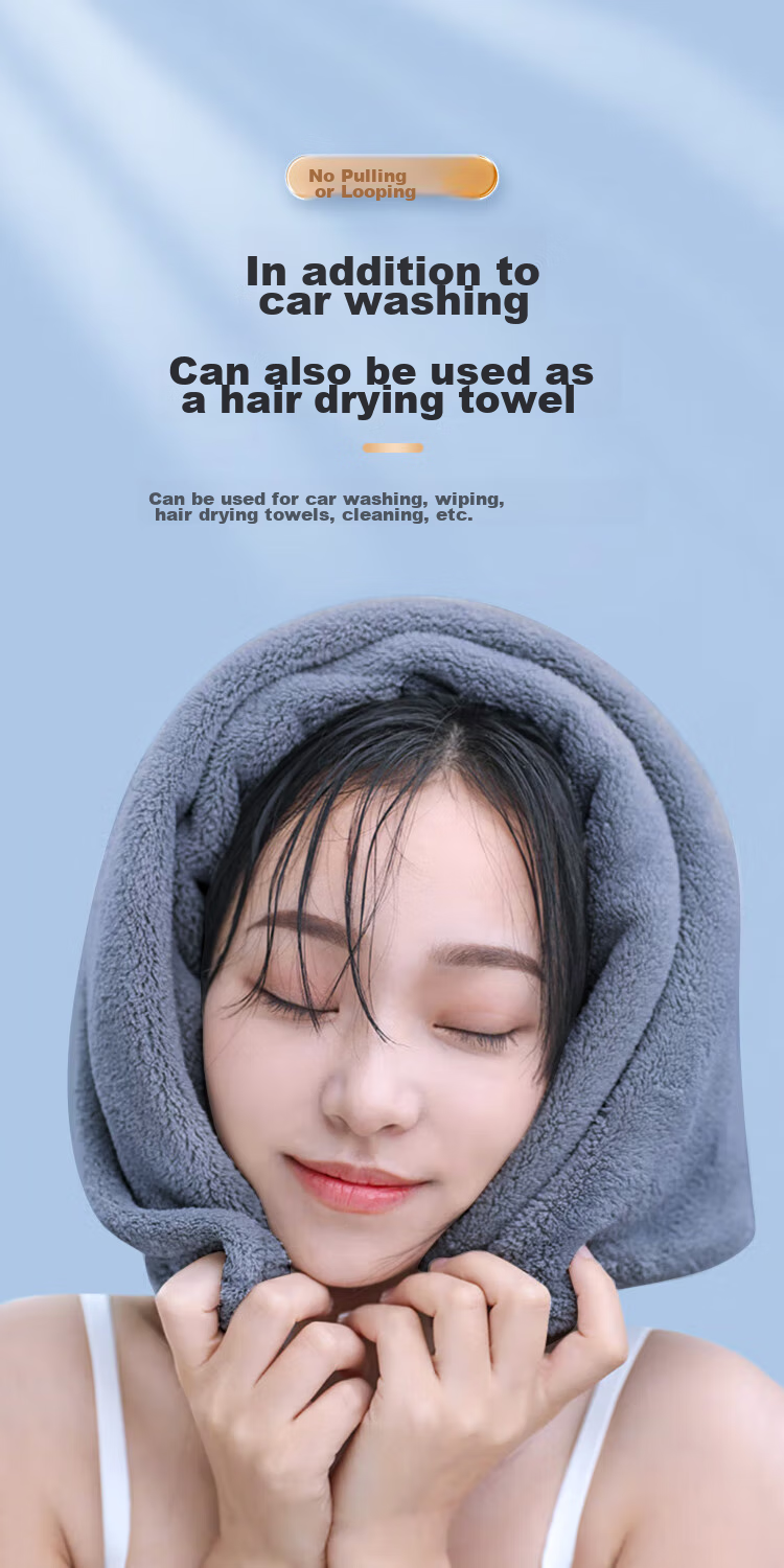 BIAZE Car Wash Towels, 40*40cm, 4 Pack, Thickened, Specially Designed for Interior And Glass Cleaning, Absorbent Car Cloths 19
