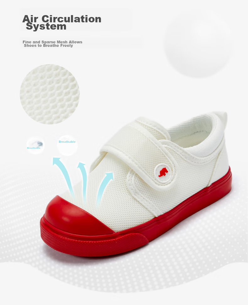 DAVE & BELLA Children's Boys Kindergarten Sneakers Spring Girls Toddler Shoes 2024 Soft-Soled Breathable Kids' Shoes 1